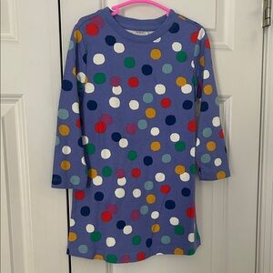 Hanna Andersson Blue Polka Dot Kids Dress